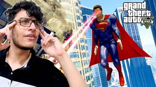 Superman Saves The World in GTA 5 (mods)