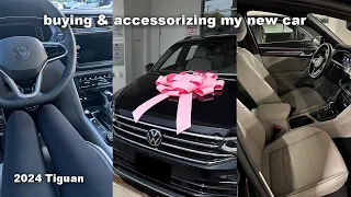 Buying Our First Car Together | 2024 Volkswagen Tiguan Highline R-Line 🎀