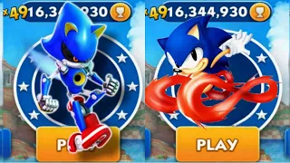 Sonic Dash -  Metal Sonic VS Classic Sonic _ Movie Sonic vs All Bosses Zazz Eggman