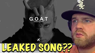 Leaked From King Mathers?? | First Time Reaction | Eminem G.O.A.T. Lyrics HD