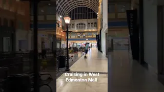 Electric Skateboarding After Hours In West Edmonton Mall
