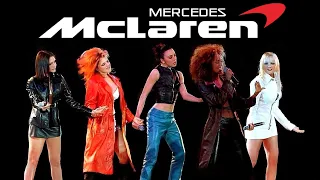 Spice Girls - Live at West McLaren Mercedes Team Launch 1997 (Complete) • HD