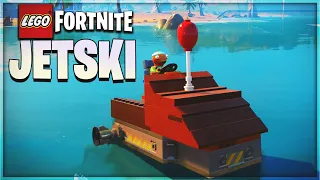 How To Build A Jet Ski on LEGO Fortnite! (Easy Tutorial)