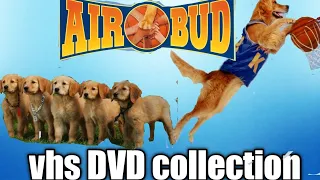 my air Bud VHS and DVD collection