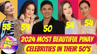 2024 Most Beautiful Pinay Celebrities in their 50's