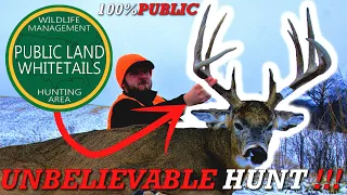 My Biggest Public Land Buck | Iowa Public Land Giants | late muzzleloader season | Beast Public Land