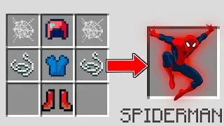 JAK STWORZYĆ SPIDER-MANA w MINECRAFT! 🕸🕷