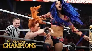 Becky Lynch and Sasha Banks trade blows: Clash of Champions 2019 (WWE Network Exclusive)