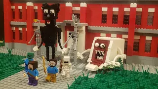 LEGO TREVOR HENDERSON Minecraft Monster School - Horror Animation