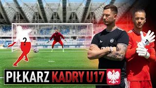 PIŁKARZ REPREZENTACJI U17 VS BRAMKARZ AMATOR