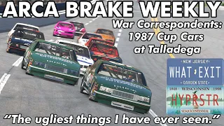 “The ugliest things I have ever seen.” | War Correspondents: 1987 Cup Cars at Talladega