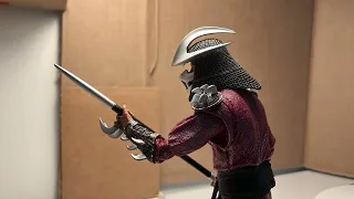 NECA Shredder vs Raph stop motion (Learning Stop Motion In 7 Days: Day 6)