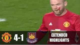 Manchester United vs West Ham 4-1 30.11.16 All Goals & Extended highlights EFL Cup