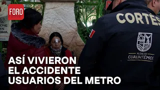 Metro CDMX: Usuarios narran cómo fue el choque en Línea 3 - Las Noticias