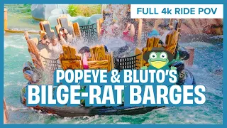 Popeye & Bluto's Bilge-Rat Barges Water Ride Full 4K POV - Universal Islands of Adventure