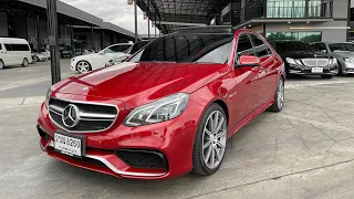 รีวืวเบนซ์ E63 AMG W212 หล่อ หรู แรง  585 แรงม้า พอไหม ? 089-777-4282