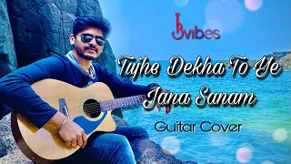 Tujhe Dekha To Ye Jana Sanam | Guitar Cover | Sanket Pawaskar | Three Vibes