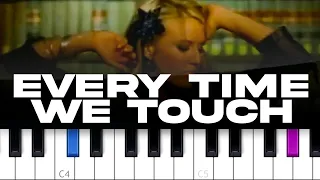 Cascada - Everytime We Touch  (piano tutorial)