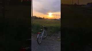 Peaceful Sunset Bike Ride tiktok sagelining