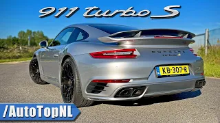 PORSCHE 991.2 TURBO S *331km/h* REVIEW on AUTOBAHN by AutoTopNL