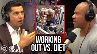 Phil Heath Explains Exercise vs Diet