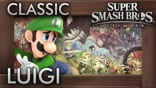 Super Smash Bros. Ultimate: Classic Mode - LUIGI - 9.9 Intensity No Continues