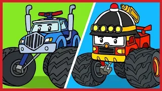 Что если соединить Робокары и Вспыш и чудо-машинки. Robocar Poli. 로보카 폴리. Blaze.