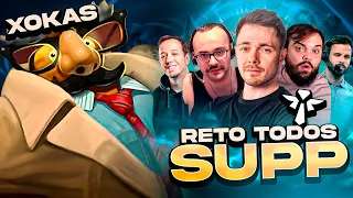 RETO GANAR UNA PARTIDA TODOS SUPPORT  ¡BLITZCRANK MID! #4 @elxokas @IbaiLlanos @KNekroGamer @BarbeQ