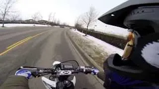 Quick winter supermoto ride