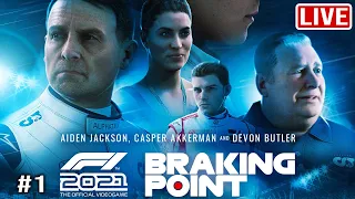 F1 2021 Braking Point Story Mode Full Playthrough - Part 1 (Chapters 1-2)