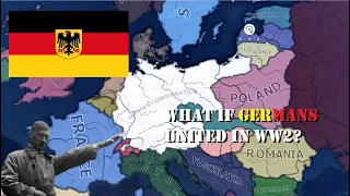 What if Germans united in WW2? - Hoi4 Timelapse