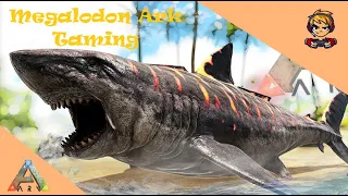 ARK Beginners Guide - How To Tame Your First Megalodon! | Ark Easy Taming Tip & Trick