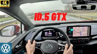 2022 VW ID.5 GTX | POV Drive with 0-100 km/h