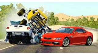BeamNG Drive REALISTIC HIGH SPEED CRASHES #52