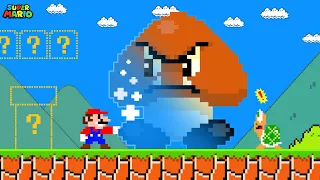 Super Mario Bros. but everything Mario Touches Turns to VOID | Game Animation