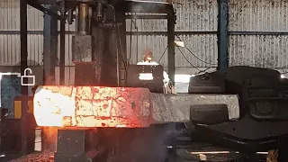 heavy Fastest Hydraulic Steel Forging Machine, Dangerous Biggest Heavy Duty Hammer Forging Process