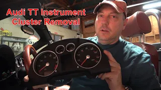 2002 Audi TT Instrument Cluster Removal for Repair