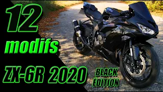 ZX6R 2020 : 12 ACCESSOIRES (+ liens ) /12 MODS FOR ZX-6R (+ links) / (translation ON)