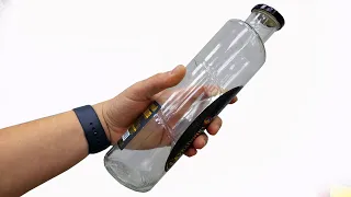 Having learned this secret you will never throw away a glass bottle again!