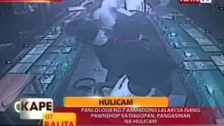 KB: Panloloob ng 7 armadong lalaki sa isang pawnshop sa Dagupan, Pangasinan, na-hulicam