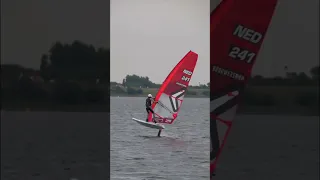 Windfoil tack 🤙🏼#windfoil #windsurf #windsurfing ​@severnewindsurfing