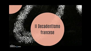 DECADENTISMO D'ANNUNZIO PASCOLI