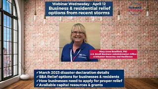 SBA official discusses disaster relief options from March storms