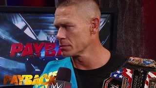 WWE Network: U.S. Champion John Cena issues an open challenge for Raw: WWE Payback 2015