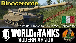 Rinoceronte II The WORST Tanks to Play in WoT Console #2 II World of Tanks Modern Armour II WoTC
