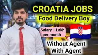 Croatia food delivery job || Croatia work permit visa 2023 or 2024 || Shaan Alam