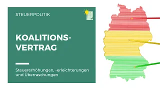 Koalitionsvertrag der Ampel! | Steuerliche Würdigung