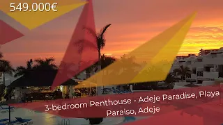 Недвижимость на Тенерифе: 3-спальный пентхаус в Adeje Paradise, Playa Paraíso.