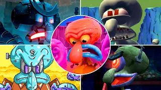 Evolution of Squidward Boss Battles in SpongeBob Games (2003-2023) [4K]