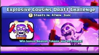 explosive cousins draft challenge #clashroyel #draftchallenge @zxa07